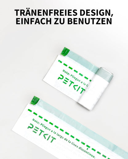 PETKIT Katzentoilettenbeutel mit Zugbändern für Pura MAX 2, 90 Stück