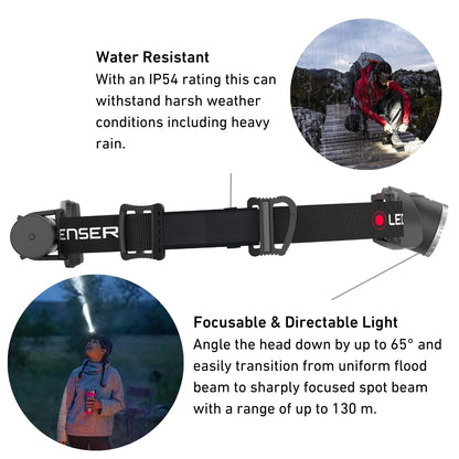 Ledlenser H8R SE LED Stirnlampe, 700 Lumen, 170 m Leuchtweite
