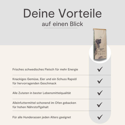 MAGNUSSONs Adult Hundetrockenfutter für erwachsene Hunde – 14 kg