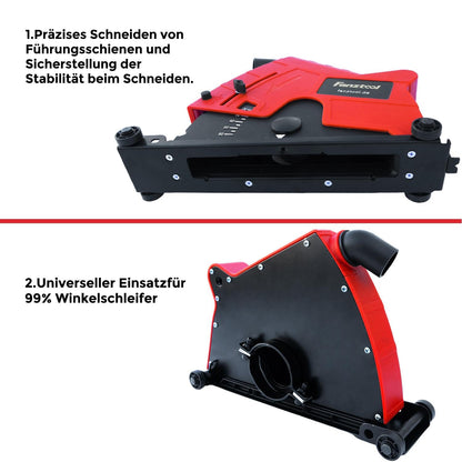 FANZTOOL Absaughaube 230mm für Winkelschleifer - Trennen