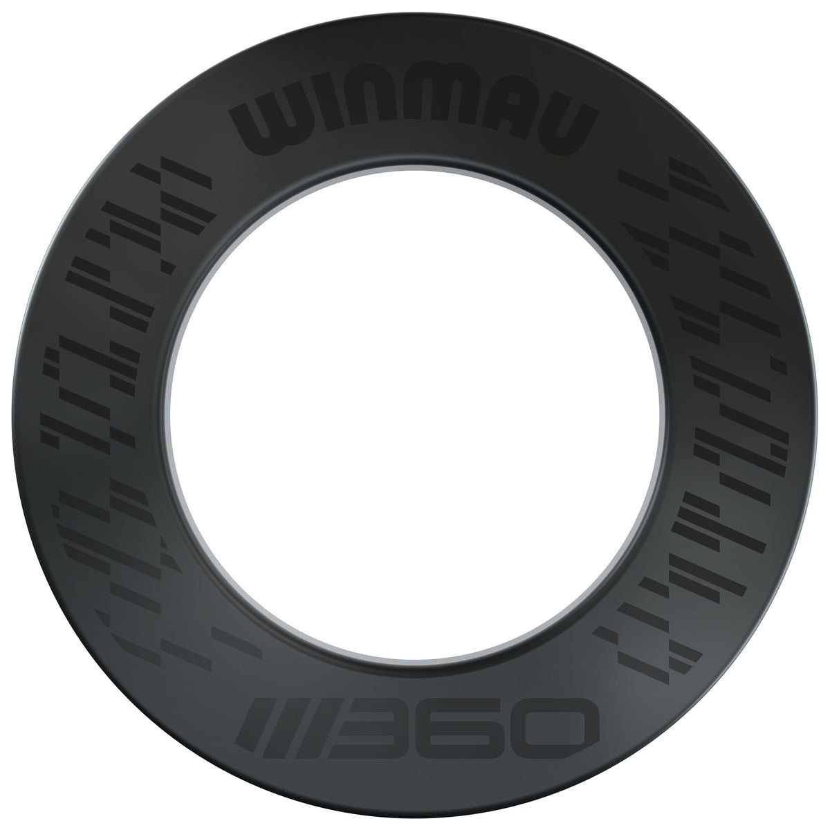 WINMAU Blade 360 Dart Surround, schwarzer Schutzring aus Polyurethan als Wandschutz