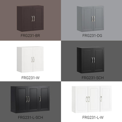 SoBuy FRG231-L-W Badezimmerschrank Wandschrank – Weiss