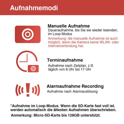 WIWACAM MW5 4K Mini Kamera WLAN für Nistkästen mit Nachtsicht und Akku