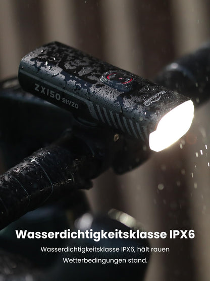 Magicshine ZX150 LED Fahrradlicht 150 Lux StVZO schwarz