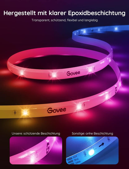 Govee LED Strip RGBIC Pro 5m, smarter LED Streifen mit App-Steuerung