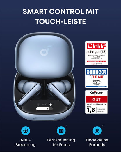 soundcore Liberty 4 Pro Noise Cancelling Kopfhörer, kabellos