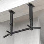 Cometofit Deckenhalterung für Klimmzugstangen - Black2. Robuste, schwarze Stahlkonstruktion zur sicheren Deckenmontage einer Klimmzugstange.