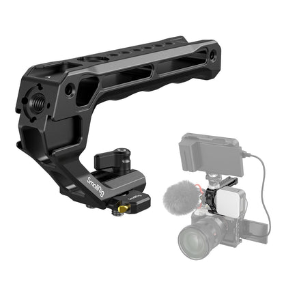 SMALLRIG NATO Obergriff 4345 mit Schnellverschluss und 5 Kaltschuhen aus Aluminiumlegierung mit Silikongriff