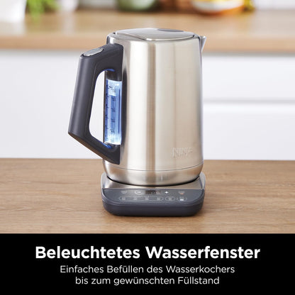 Ninja Perfect Temperature Wasserkocher KT201EU, Edelstahl, 1,7 L