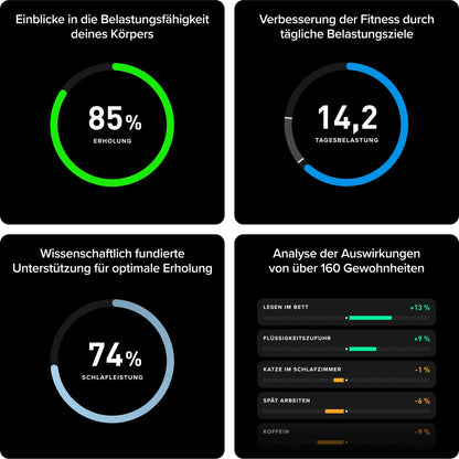 WHOOP One 5.0 Fitness-Tracker mit 12-monatiger Mitgliedschaft