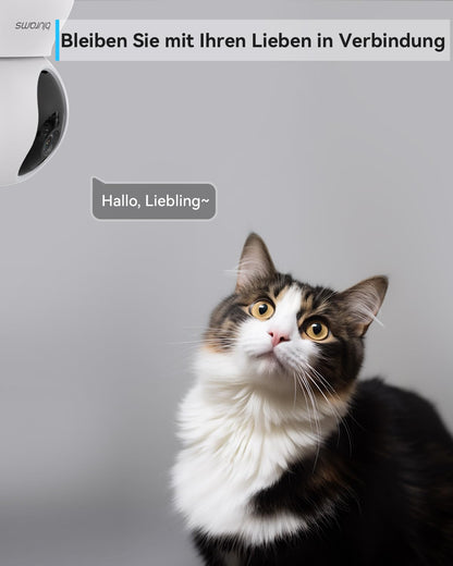blurams A31 2K WLAN Überwachungskamera innen, 360°, 2er-Set