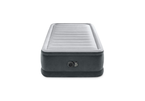Intex Twin Comfort-Plush Luftbett mit Fiber-Tech, 99 x 191 x 46 cm, mit integrierter elektrischer Pumpe