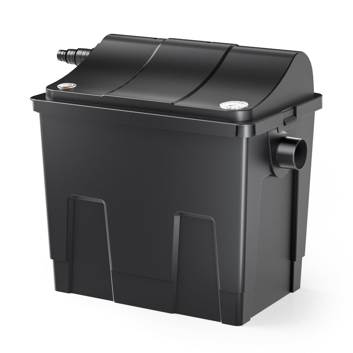 SunSun CBF-200A Bioteichfilter für Koi Teich - 6.000 l/h. Robuster, dunkelgrüner Kasten für die biologische Teichwasserreinigung in Koi Teichen.