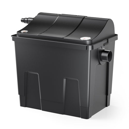 SunSun CBF-200A Bioteichfilter für Koi Teich - 6.000 l/h. Robuster, dunkelgrüner Kasten für die biologische Teichwasserreinigung in Koi Teichen.
