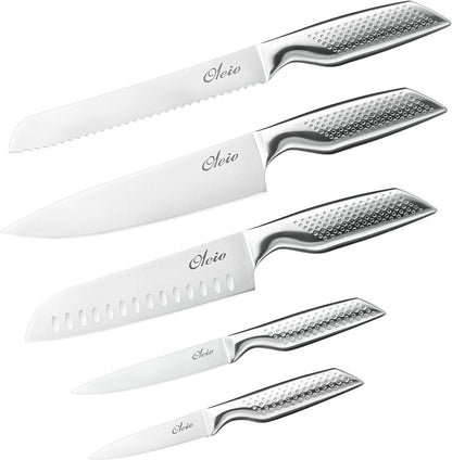 Oleio Maestro Messerblock Set 5-tlg. - Akazienholz Edelstahl
