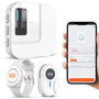 DAYTEE Notrufknopf für Senioren, WLAN Hausnotruf Set mit Empfänger, Armband und Ruftaste
