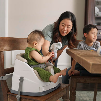 Ingenuity 2-in-1 Sitzerhöhung mit Tablett, Beige, ab 6 Monaten