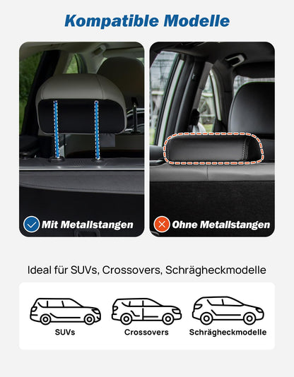 JOYTUTUS Hundeschutzgitter Auto Trenngitter Kofferraum universal