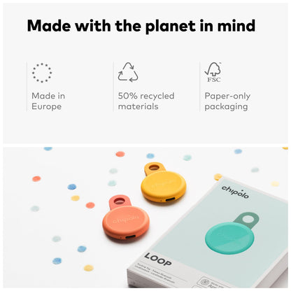 Chipolo LOOP Bluetooth Tracker – wiederaufladbarer Schlüsselfinder
