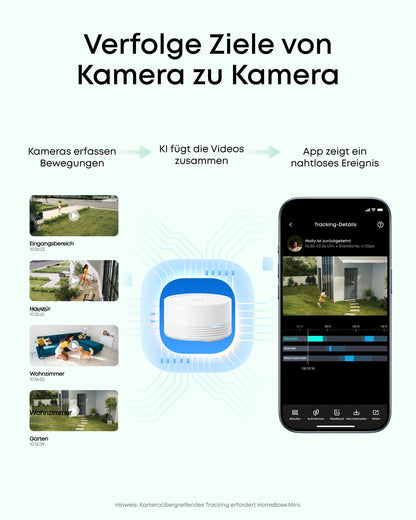 eufy eufyCam C35 Überwachungskamera, kabellos, 4er-Pack, Schwarz
