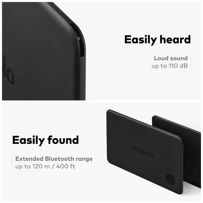 Chipolo CARD Wallet-Tracker, Bluetooth, wiederaufladbar, IP67