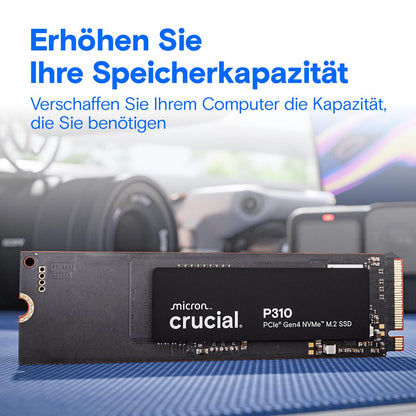 Crucial P310 SSD 500GB M.2 2280 PCIe Gen4 NVMe bis 6.600 MB/s