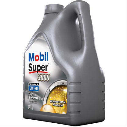 Mobil Super 3000 Formula V 5W-30 Motorenöl 5 Liter Silber