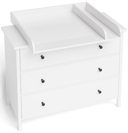 Bellabino Oti Wickelaufsatz für Malm, Hemnes & Nordli, weiss