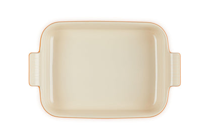 Le Creuset Rechteckige Auflaufform Tradition Steinzeug 32cm Ofenrot