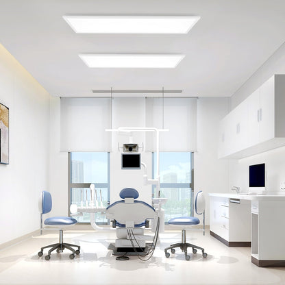 ZMH LED Panel Deckenleuchte 120x30cm 40W Dimmbar Weiss