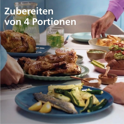 Philips Airfryer Dual Basket 3000 Series Heissluftfritteuse 9 L