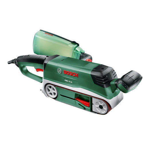 Bosch Home & Garden Bandschleifer PBS 75 A - 710W, 06032A1000. Grüner Bandschleifer für schnellen Materialabtrag auf großen Flächen.