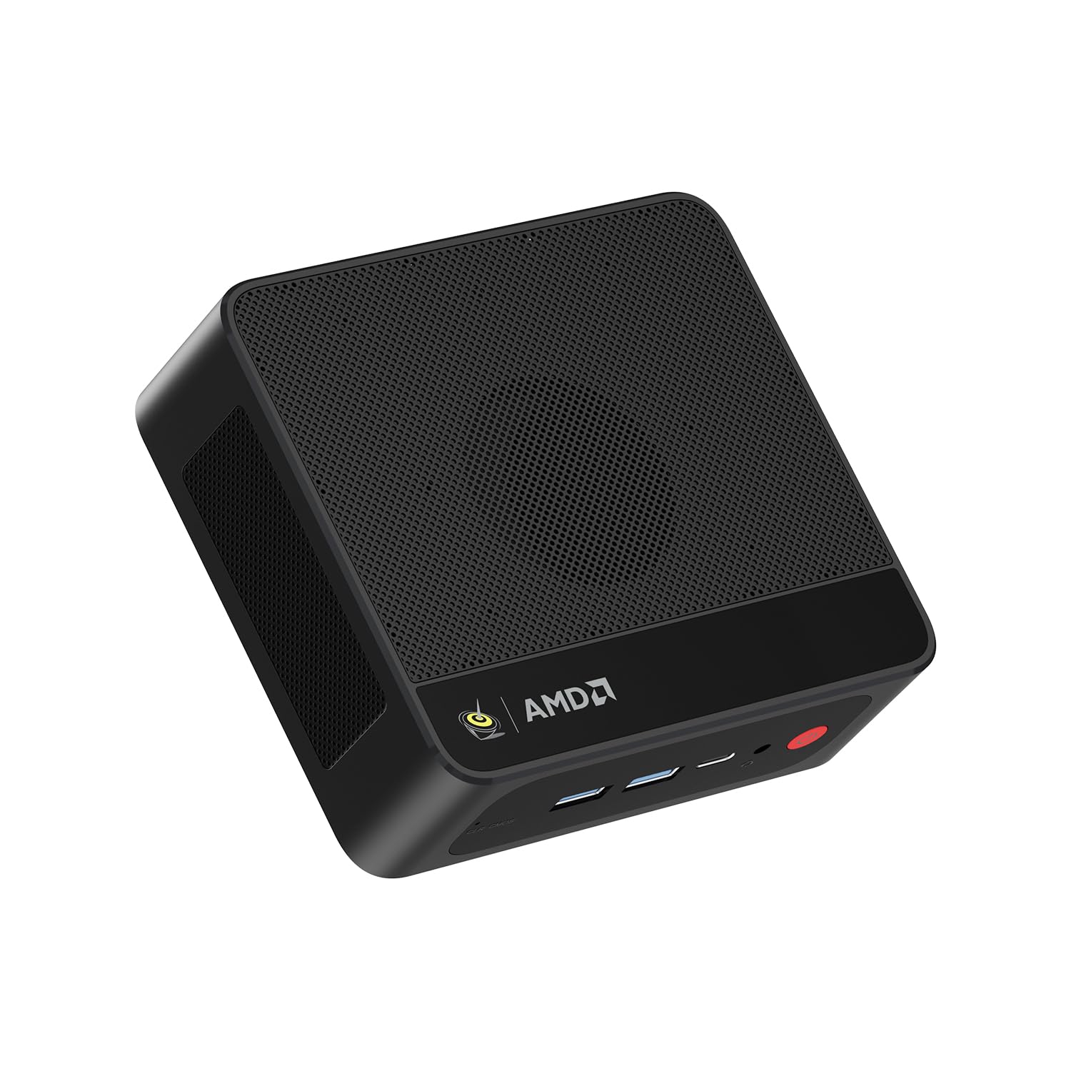 Beelink SER5 MAX Mini Desktop PC - Ryzen R7 6800H 32GB/500GB. Kompakter, schwarzer Mini-PC für leistungsstarke Office- & Multimedia-Anwendungen.
