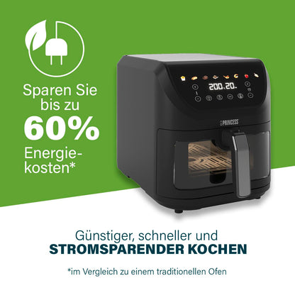 Princess SlimFry Heissluftfritteuse 8L Digital - 182257