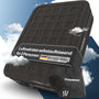 Heimfleiss® Luftmatratze selbstaufblasend 2 Personen 150x200 cm. Rechteckige, graue Matte für Schlafkomfort zu zweit.