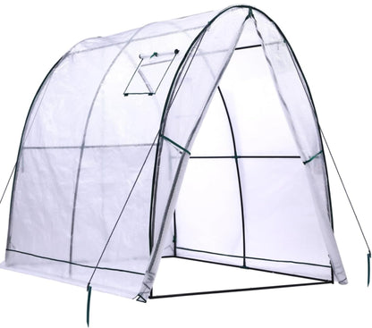 Ohuhu Foliengewächshaus GGH-05, begehbar, 180x180x200 cm, weiss