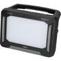 Brennenstuhl Baustrahler LED Hybrid Multi Battery 10050 MH 100W. Schwarz-gelber LED-Strahler. Beleuchtet Baustellen mobil oder per Kabel.