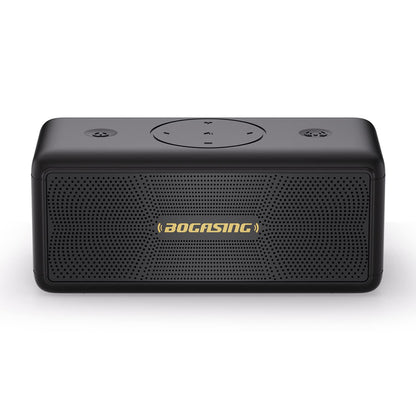 BOGASING M5 Bluetooth Lautsprecher, tragbar, 40W, IPX7, Schwarz – kabellose Musikwiedergabe unterwegs