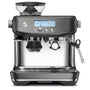 Sage The Barista Pro Siebträgermaschine - Schwarzer Edelstahl, kompakt, mit Manometer und Dampflanze. Brüht Espresso und schäumt Milch.