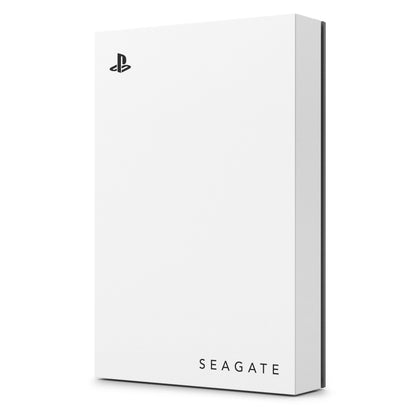 Seagate Game Drive PS4/PS5 Gaming Festplatte - 2TB Weiss, rechteckig. Erweitert den PS4/PS5-Speicher für Spiele.
