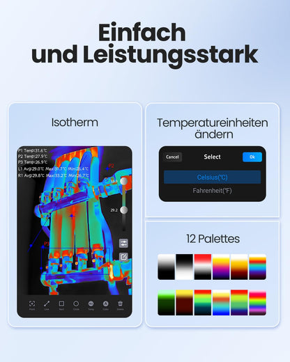 Thermal Master P1 Wärmebildkamera für iPhone und Android 320x240