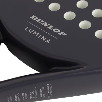 Dunlop Lumina Blue Padelschläger mit Graphitrahmen, 365 g