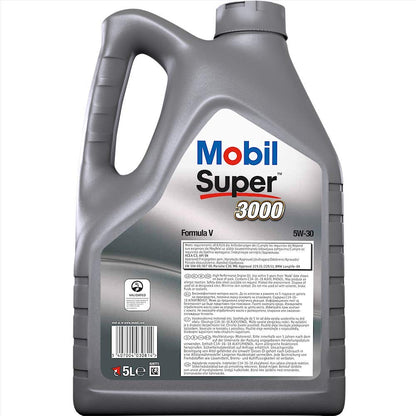 Mobil Super 3000 Formula V 5W-30 Motorenöl 5 Liter Silber
