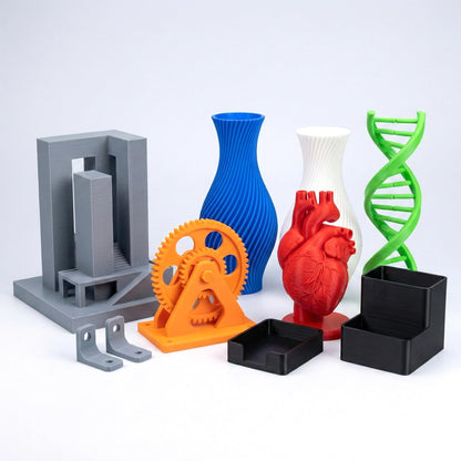 eSUN PLA Basic Filament 1.75 mm, 4 Spulen, Rot/Blau/Weiss/Schwarz