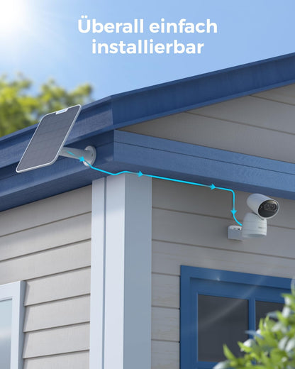 Reolink Argus Track 4K Solar Überwachungskamera mit 6W Solarpanel