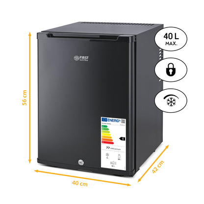 TZS First Austria FA-5172 Mini-Kühlschrank 40 l, lautlos, schwarz