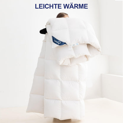 Uniency Daunendecke Ganzjahres Warm 135x200 cm - 1100g