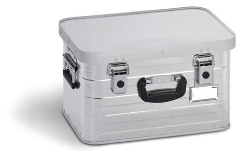 Enders Alubox Toronto – Aluminium Box 29 Liter – Nr. 3888. Rechteckige, silberne Aluminiumbox mit 29 L Volumen. Zum Transport & zur Lagerung.