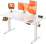ErGear Elektrisch Höhenverstellbarer Schreibtisch 140x70 cm. Rechteckige Arbeitsplatte, elektrisch höhenverstellbar für ergonomisches Sitzen/Stehen.