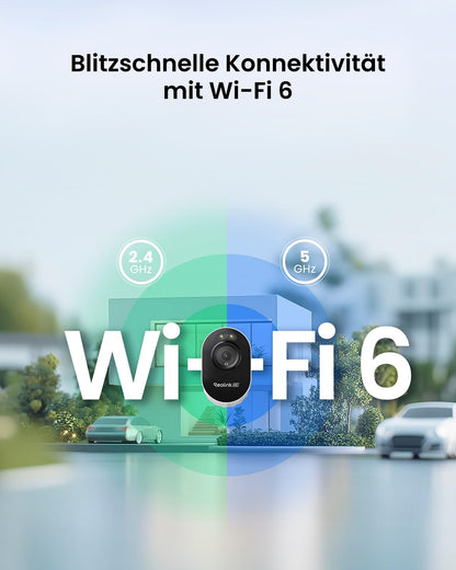 Reolink Lumus Pro 4K Überwachungskamera Aussen mit Wi-Fi 6
